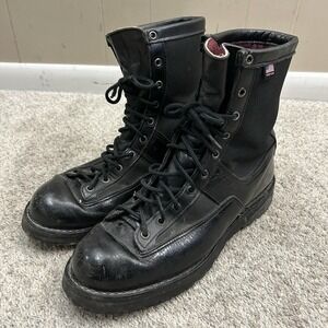 Danner Acadia Boots Mens 12D Goretex 200G Black Leather Combat Made in USA GTX